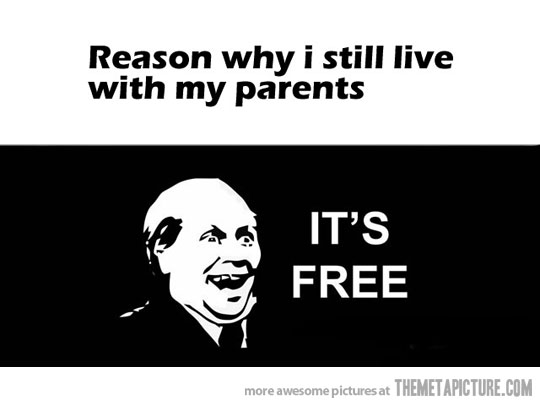 Reason Why I Still Live With My Parents Funny Image