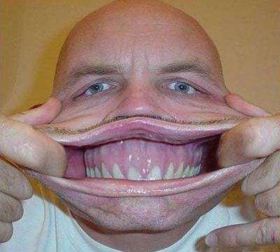Rubber Mouth Funny Image