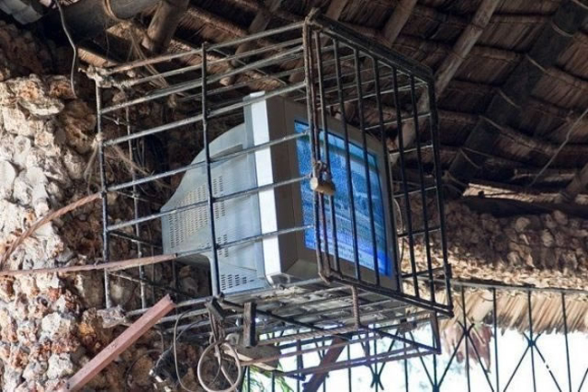 Television Protection Funny Safety Image For Whatsapp