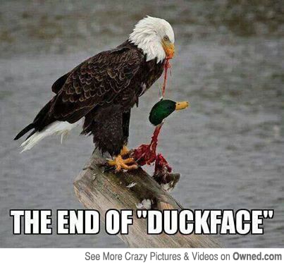 The End Of Duckface Funny Image