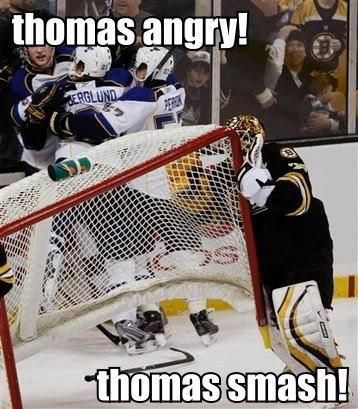 Thomas Angry Funny Hockey Picture