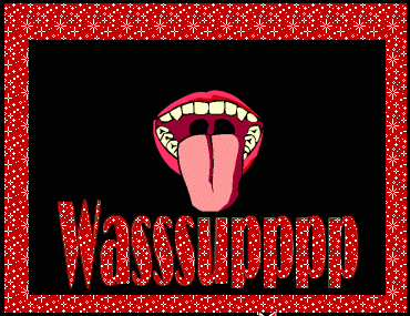 Tongue Wassup Glitter Gif Picture