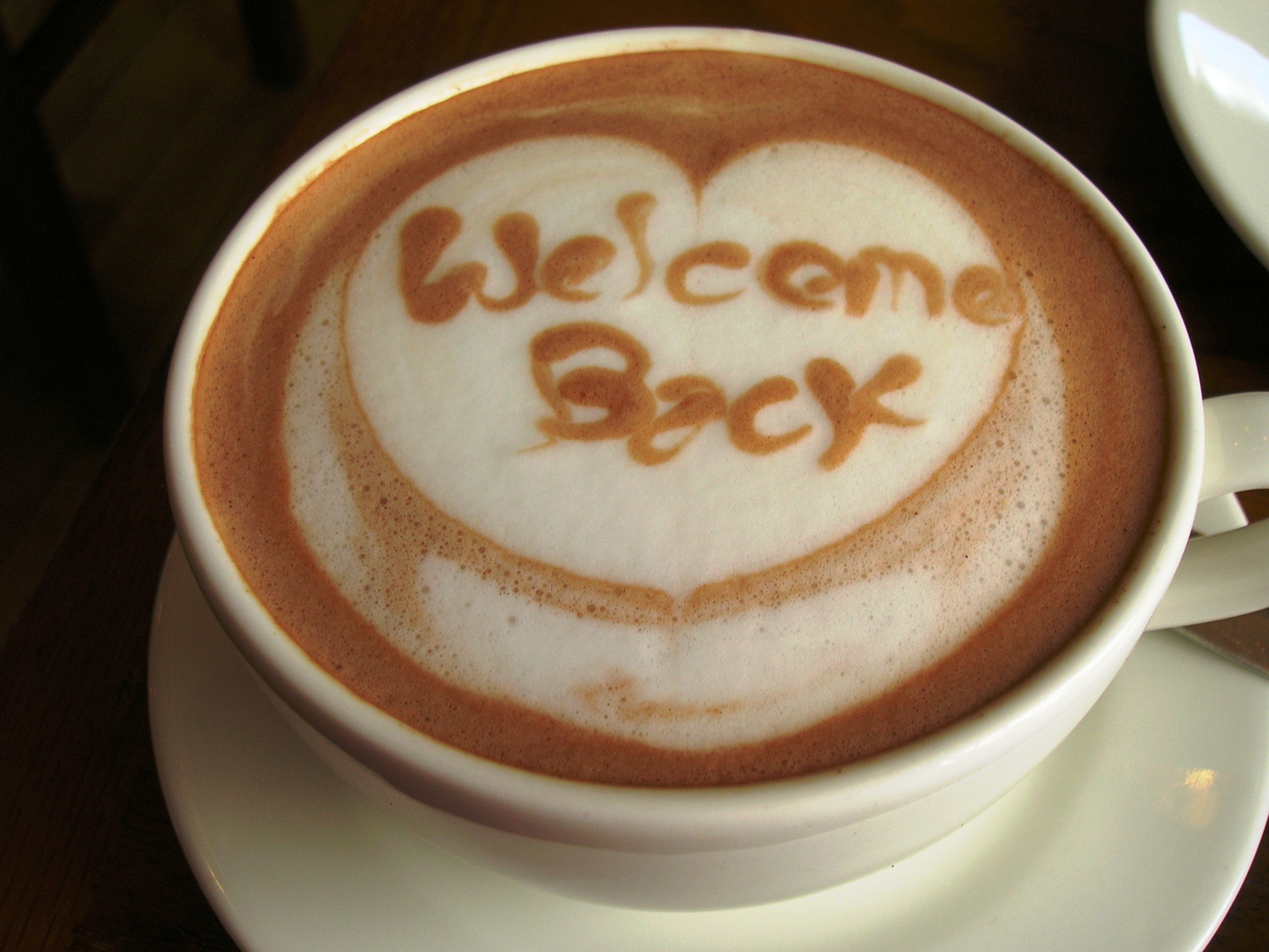 Welcome Back Coffee Picture