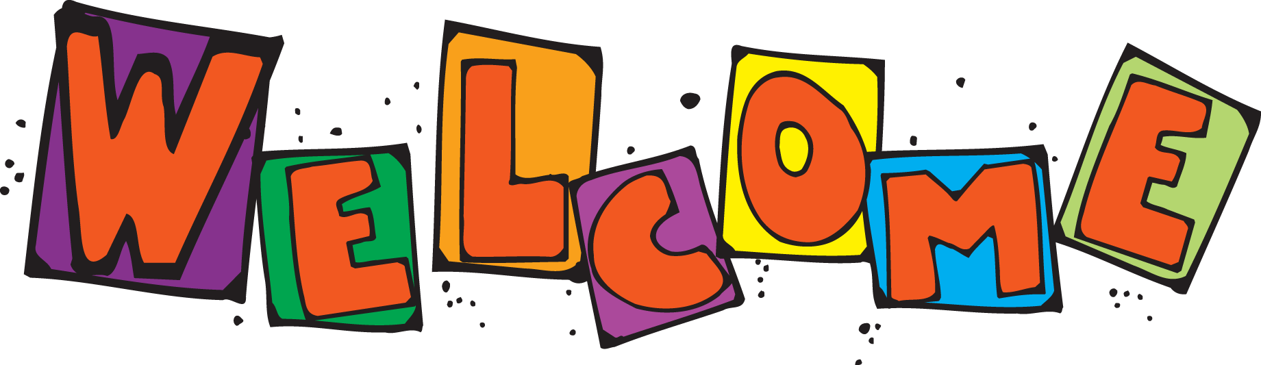 Welcome Colorful Clipart
