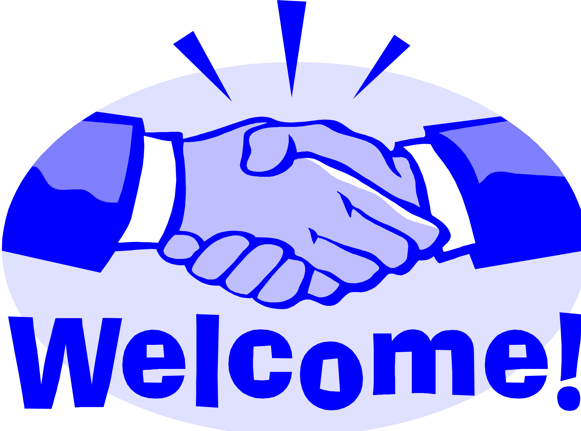Welcome Hand Shake Clipart