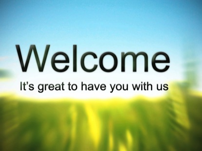 Welcome It's Great To Have You With Us