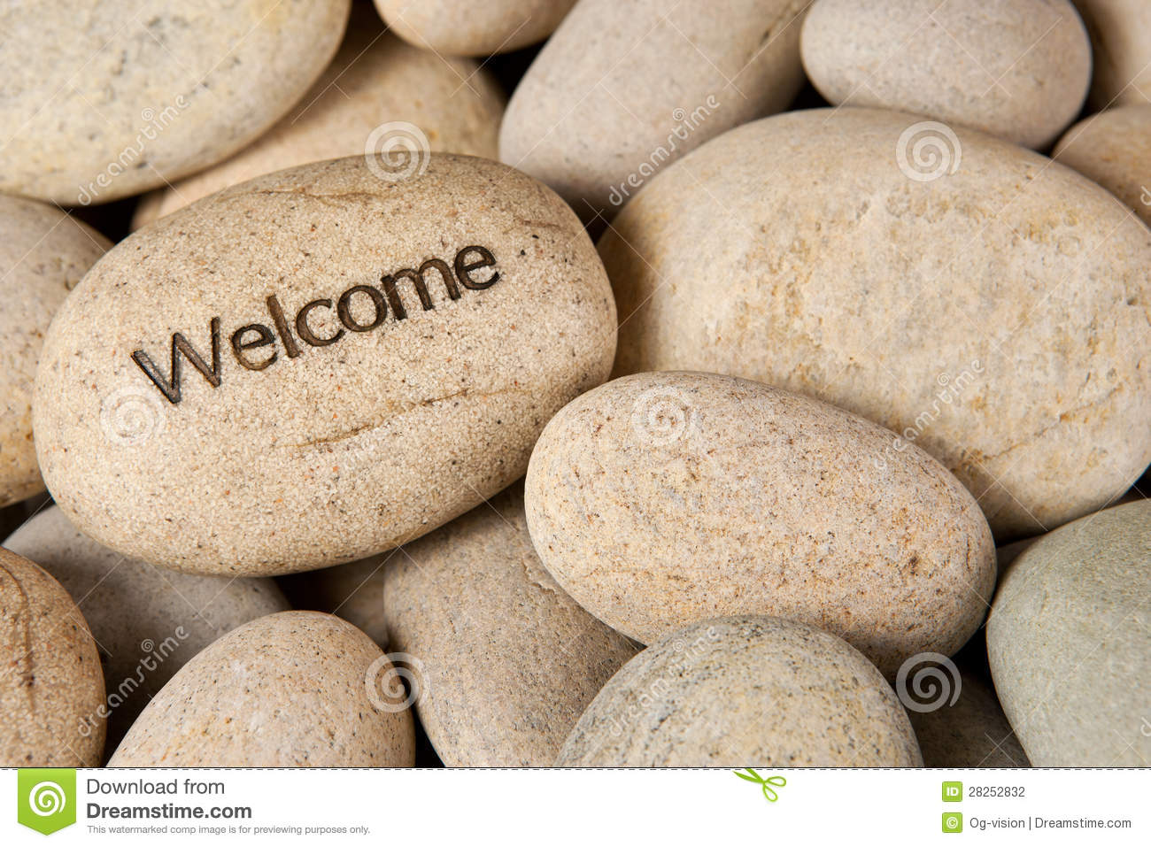Welcome On Stone Picture