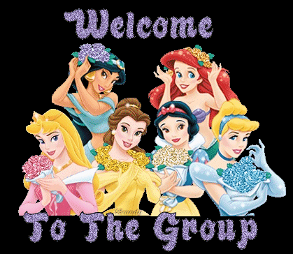 Welcome To The Group Disney Princess Glitter
