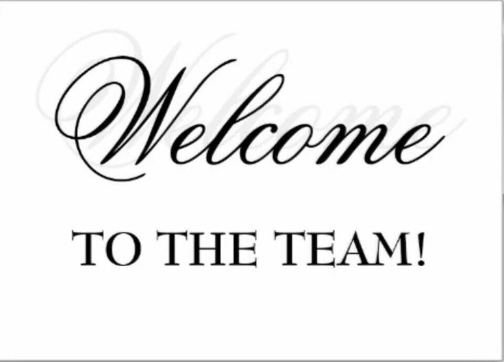 Welcome To The Team Image For Facebook