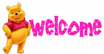 Welcome Winnie Pooh Glitter