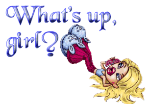 What's Up Girl Animated Picture