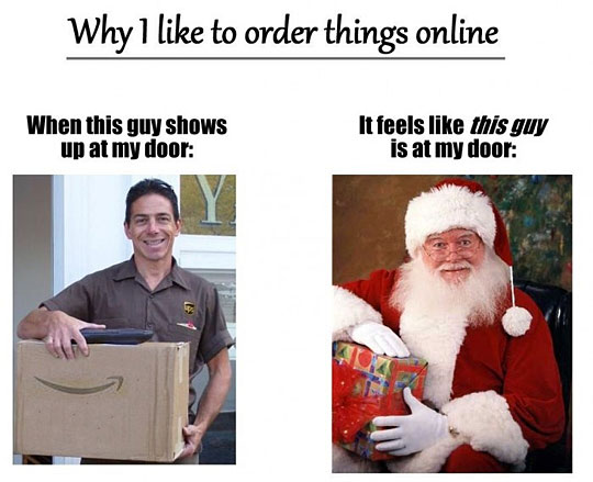 Why I Like To Order Things Online Funny Picture