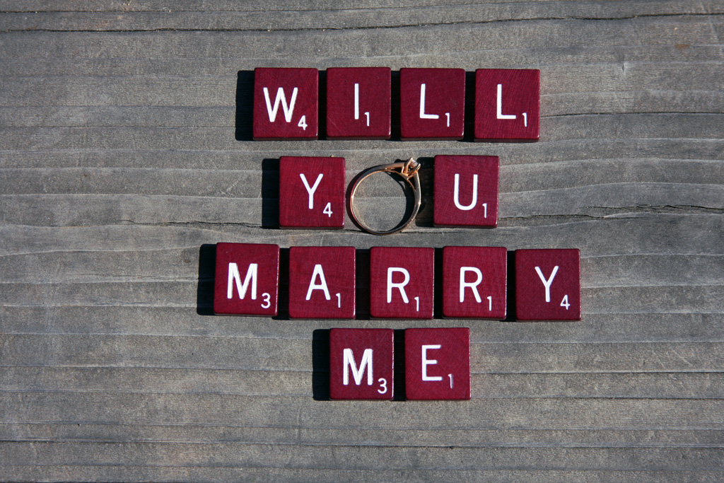 Will You Marry Me Blocks Picture