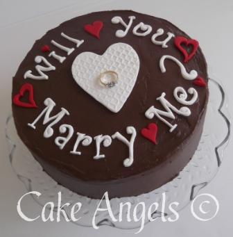 Will You Marry Me Cake