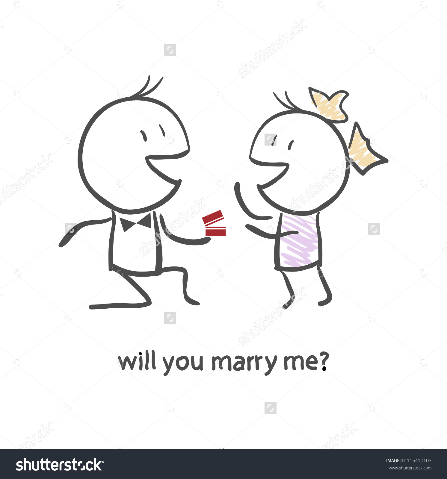 Will You Marry Me Clipart