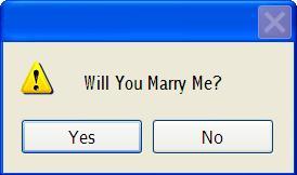 Will You Marry Me Yes Or No