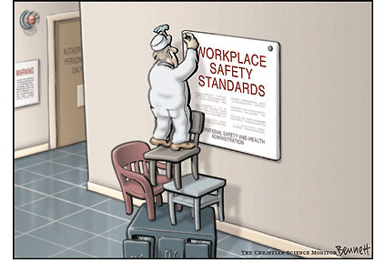Workplace Safety Standards Funny Cartoon Picture