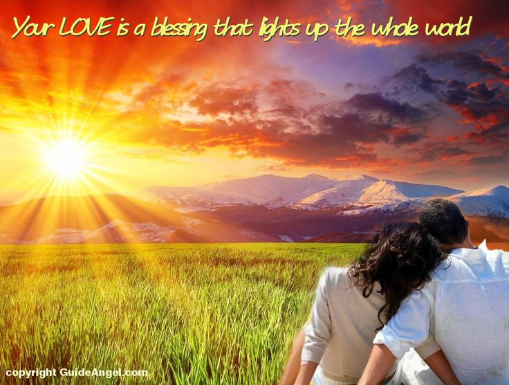 Your love is a blessing that lights up the whole world 2