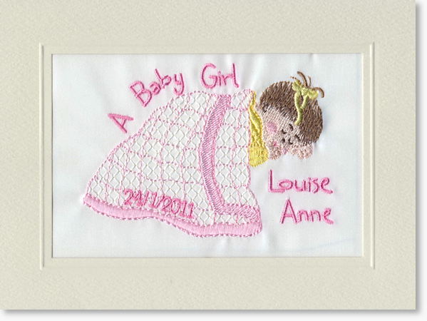 A Baby Girl Card