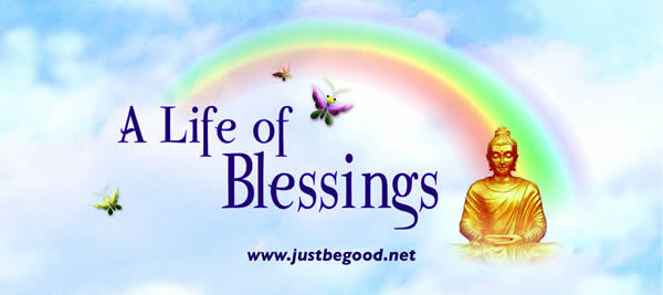 A Life Of Blessings Lord Buddha Facebook Cover Picture