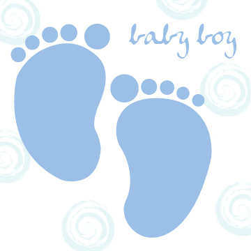 Baby Boy Footprints