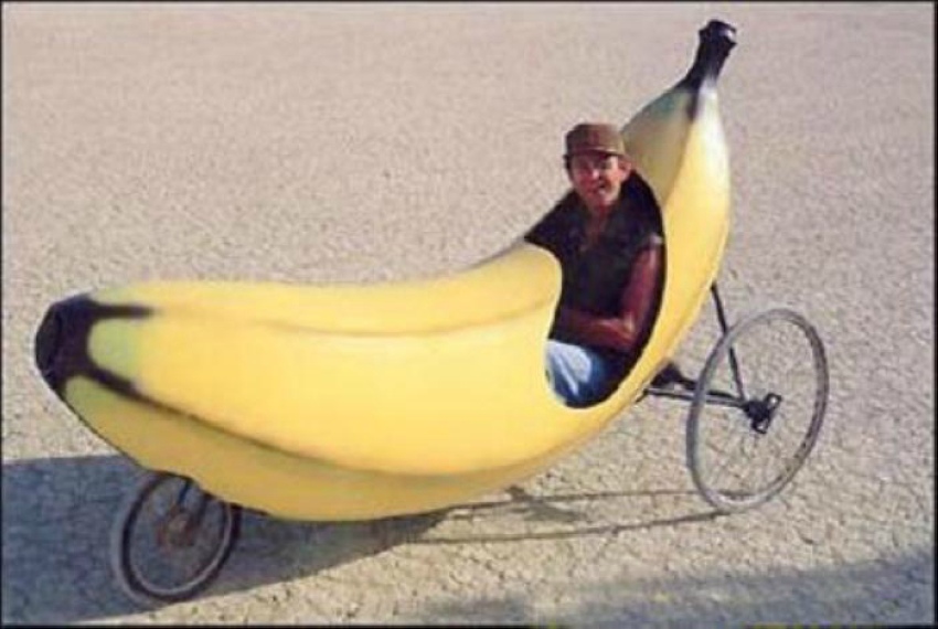 Banana Bicycle Funny Picture