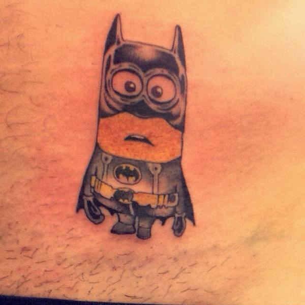 Batman Minion Tattoo Design