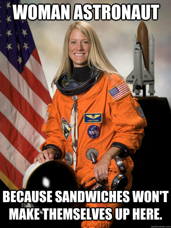 Because Sandwich Won’t Make Themselves Up Here Funny Woman Meme