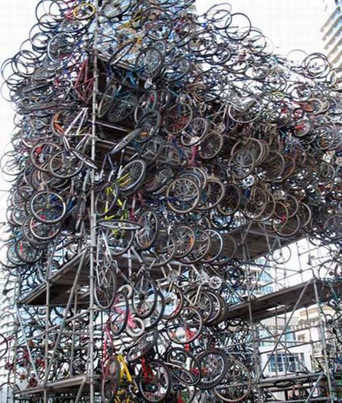 Bicycle Graveyard Funny Picture