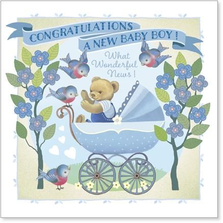 Congratulations A New Baby Boy What Wonderful News