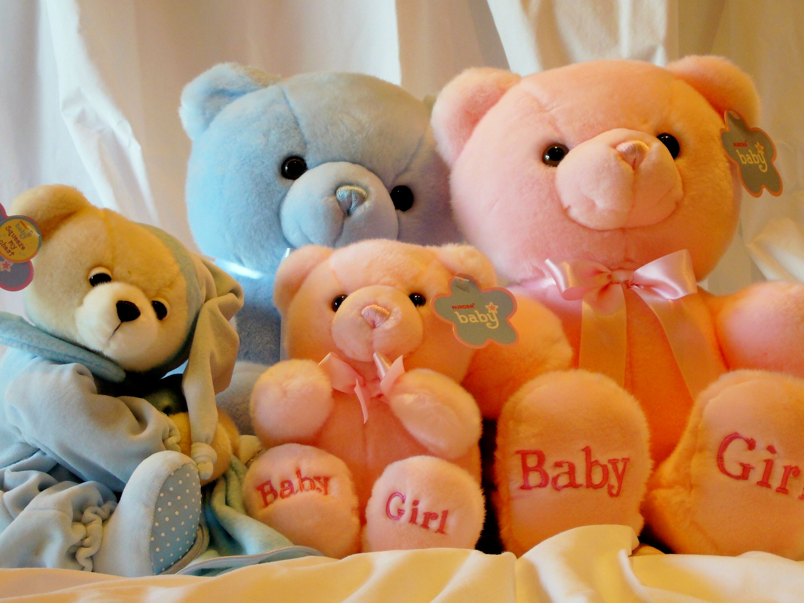 Congratulations On Baby Girl Teddy Bear Gifts Picture