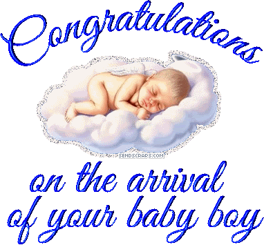 Congratulations On The Arrival Of Your Baby Glitter