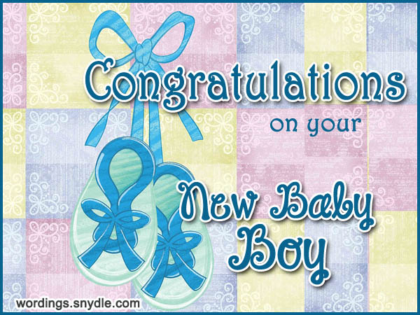 Congratulations On Your New Baby Boy