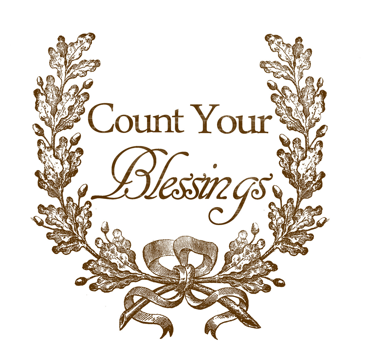 Count Your Blessings Card