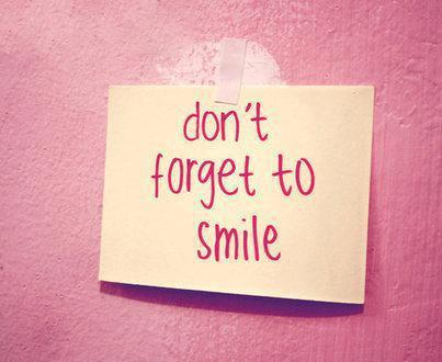 Don't Forget To Smile Sticky Note Picture