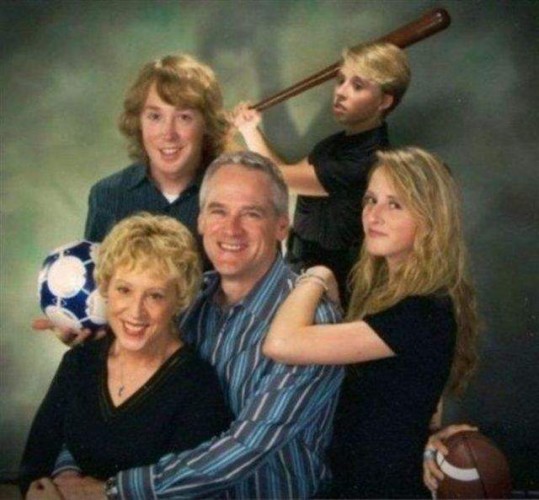 Family Portrait Funny Image