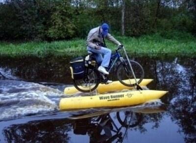 Funny Boat Bicycle Picture