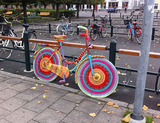 Funny Colorful Bicycle Image