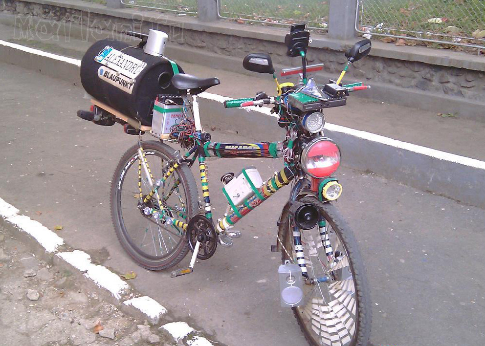 Funny Decorated Bicycle Picture