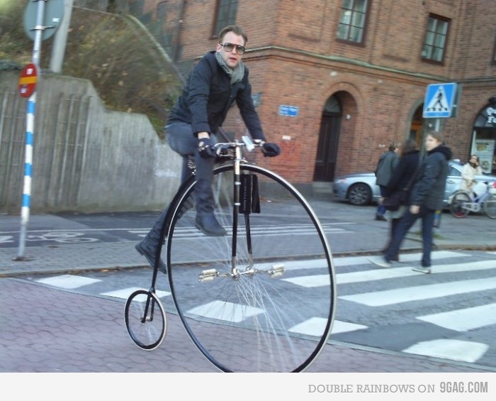 Funny Giant Wheel Bicycle