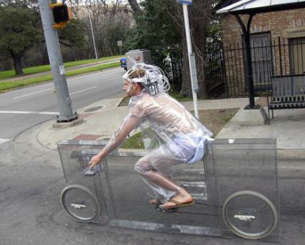 Funny Glass Bicycle Image