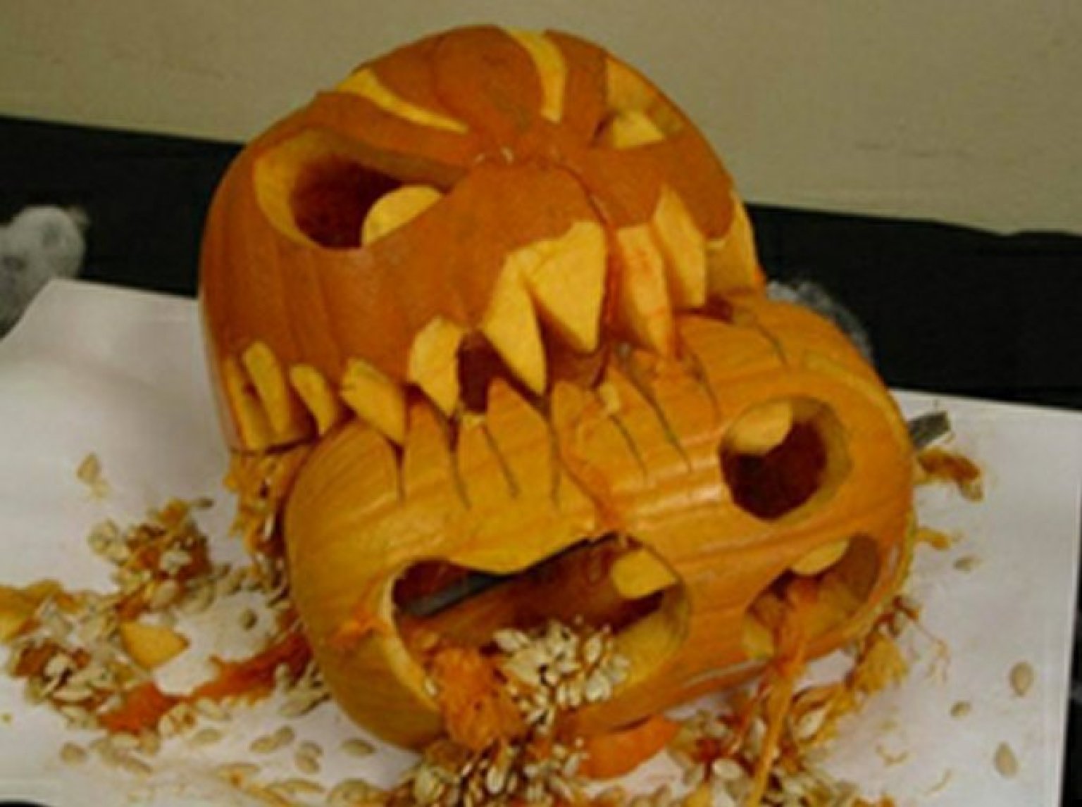 Funny Scary Pumpkin