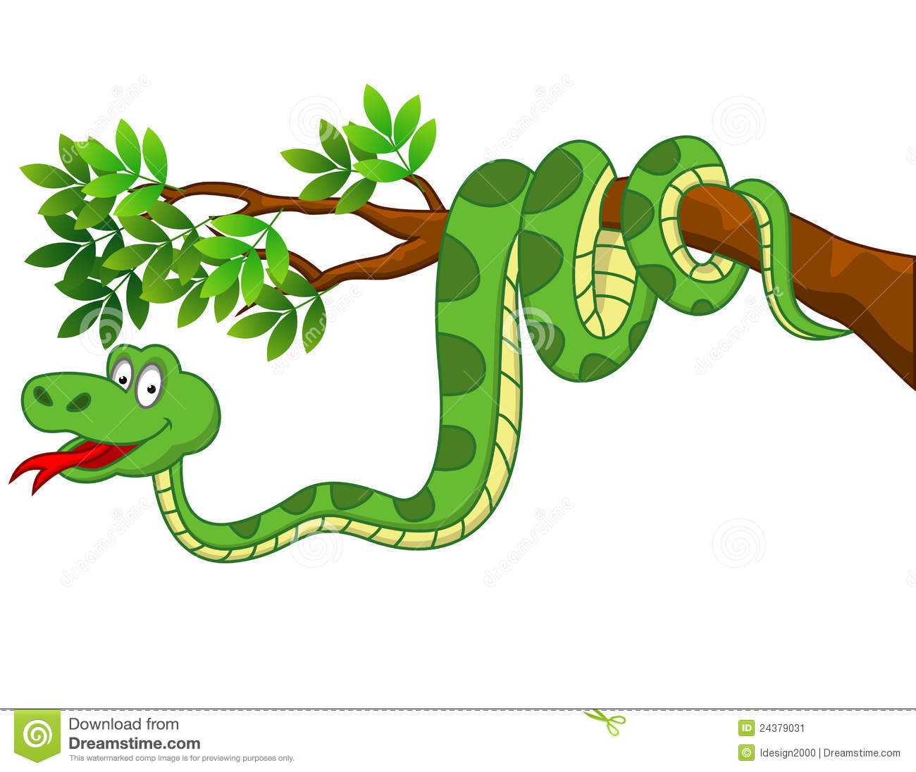 Funny Snake Cartoon Picture