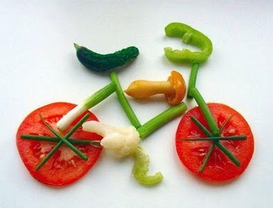 Funny Vegetable Bicycle