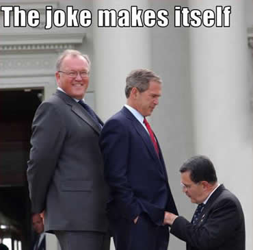 George Bush Funny Political Joke Picture