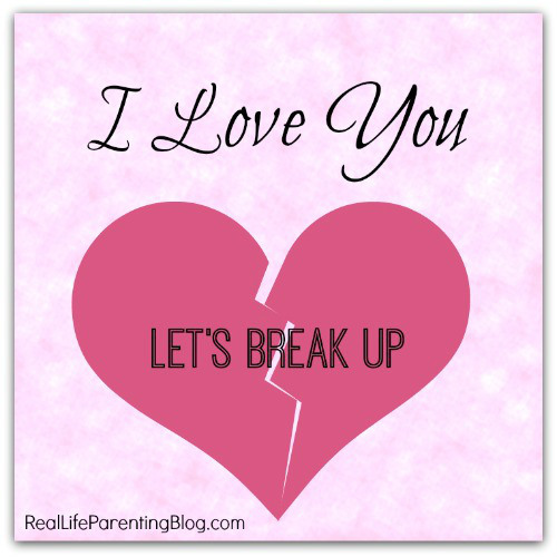 I Love You Lets Break Up