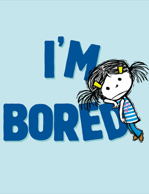 I'm Bored Little Clipart Picture