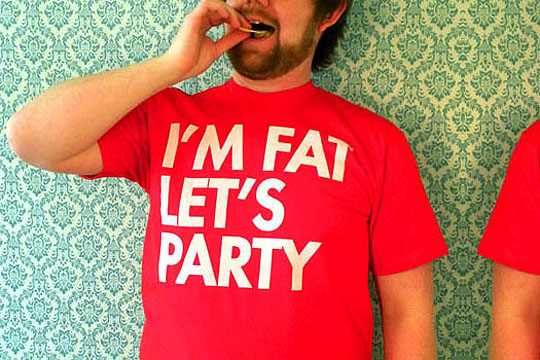 I’m Fat Let’s Party Tshirt Image
