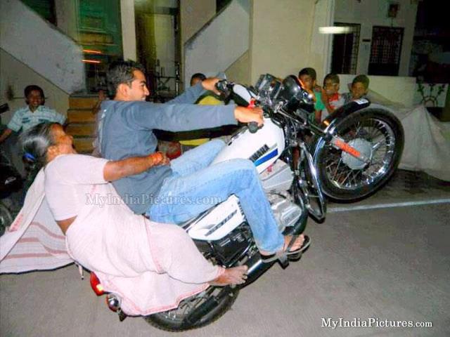 Indian Bike Funny Stunt