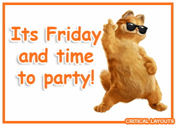 Its Friday And Time To Party Animated Dancing Cat Picture